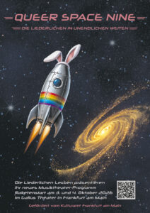 Programmplakat "Queer Space Nine"